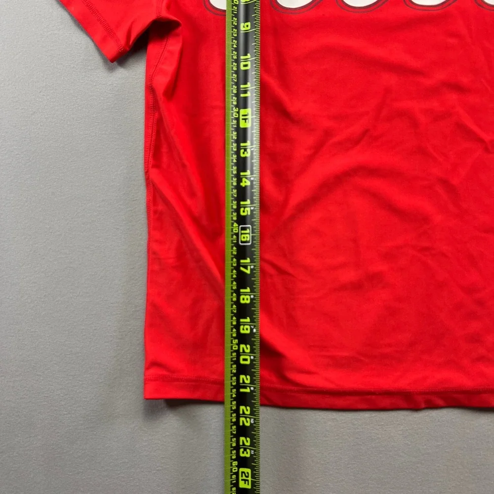 Gap T Shirt Boys 10 Red Wave Graphic Stretch Short Sleeve Crew Neck Everydaywear